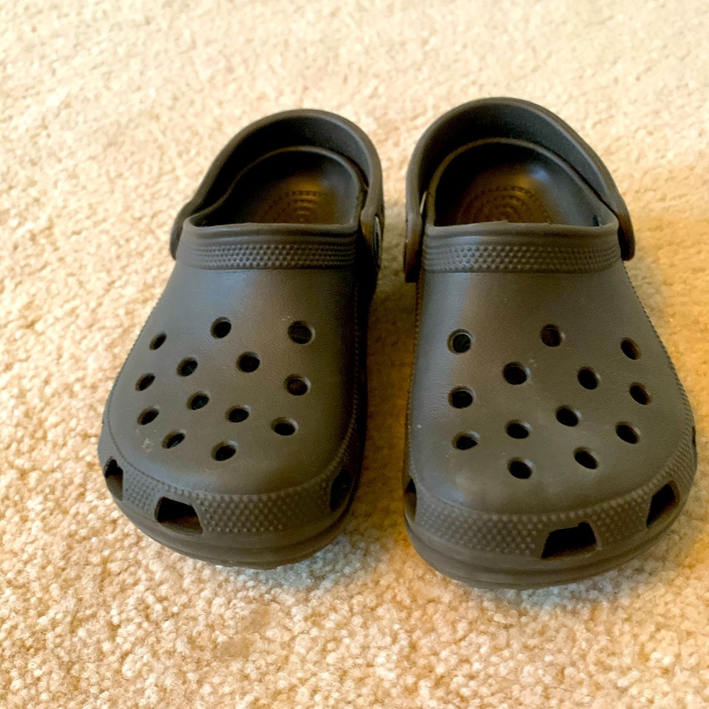 Croc slip on sandals